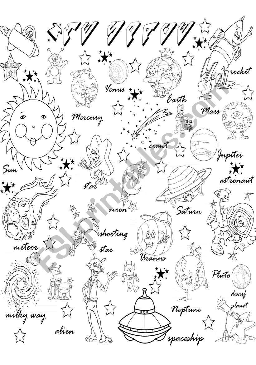 the solar system worksheet