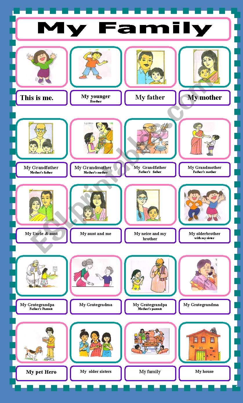 Family worksheet