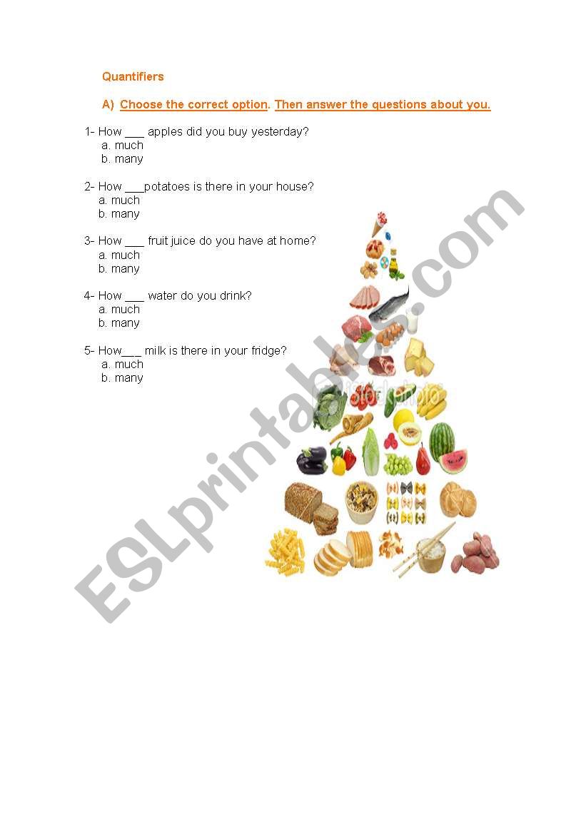 quantifiers worksheet