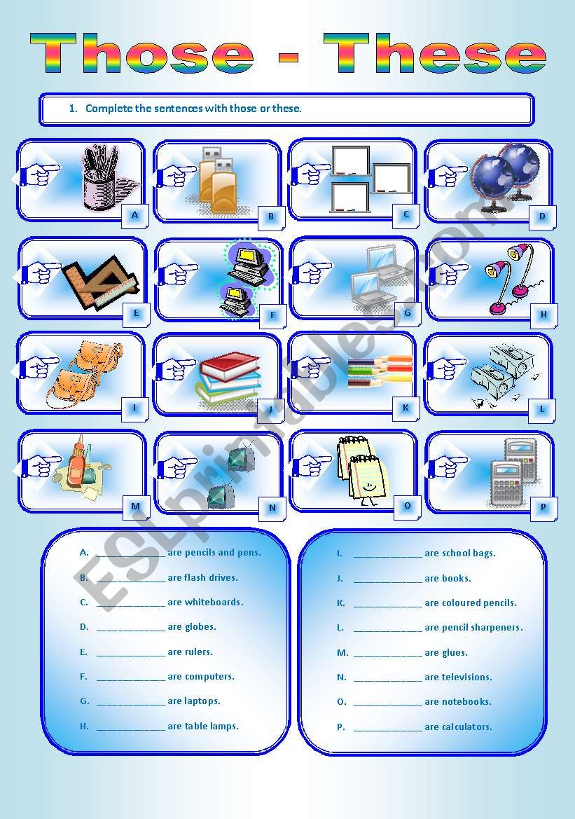 Demonstratives: These or Those