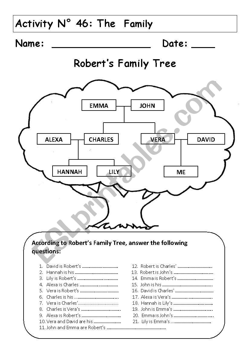 the-family-esl-worksheet-by-andresdomingo