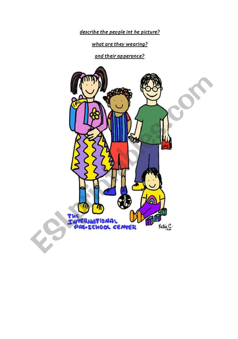 People- description, apperance