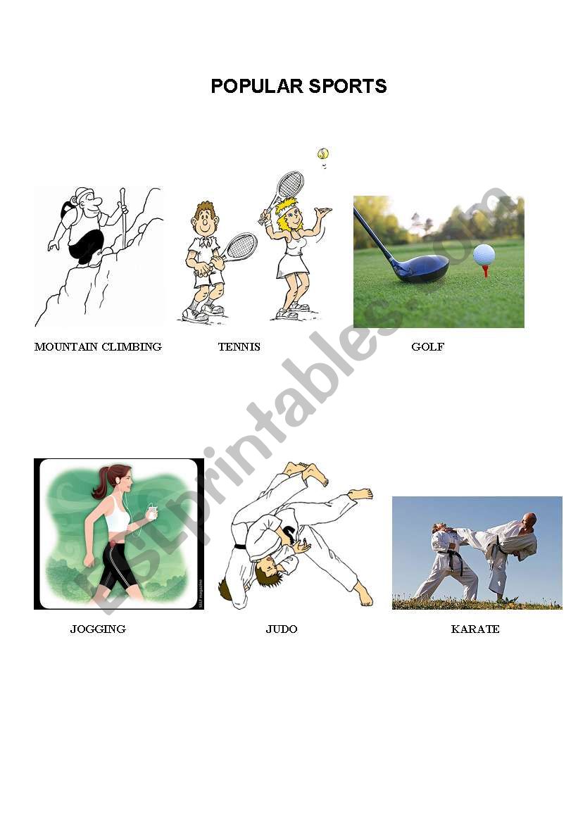 SPORTS VOCABULARY - two pages (editable)