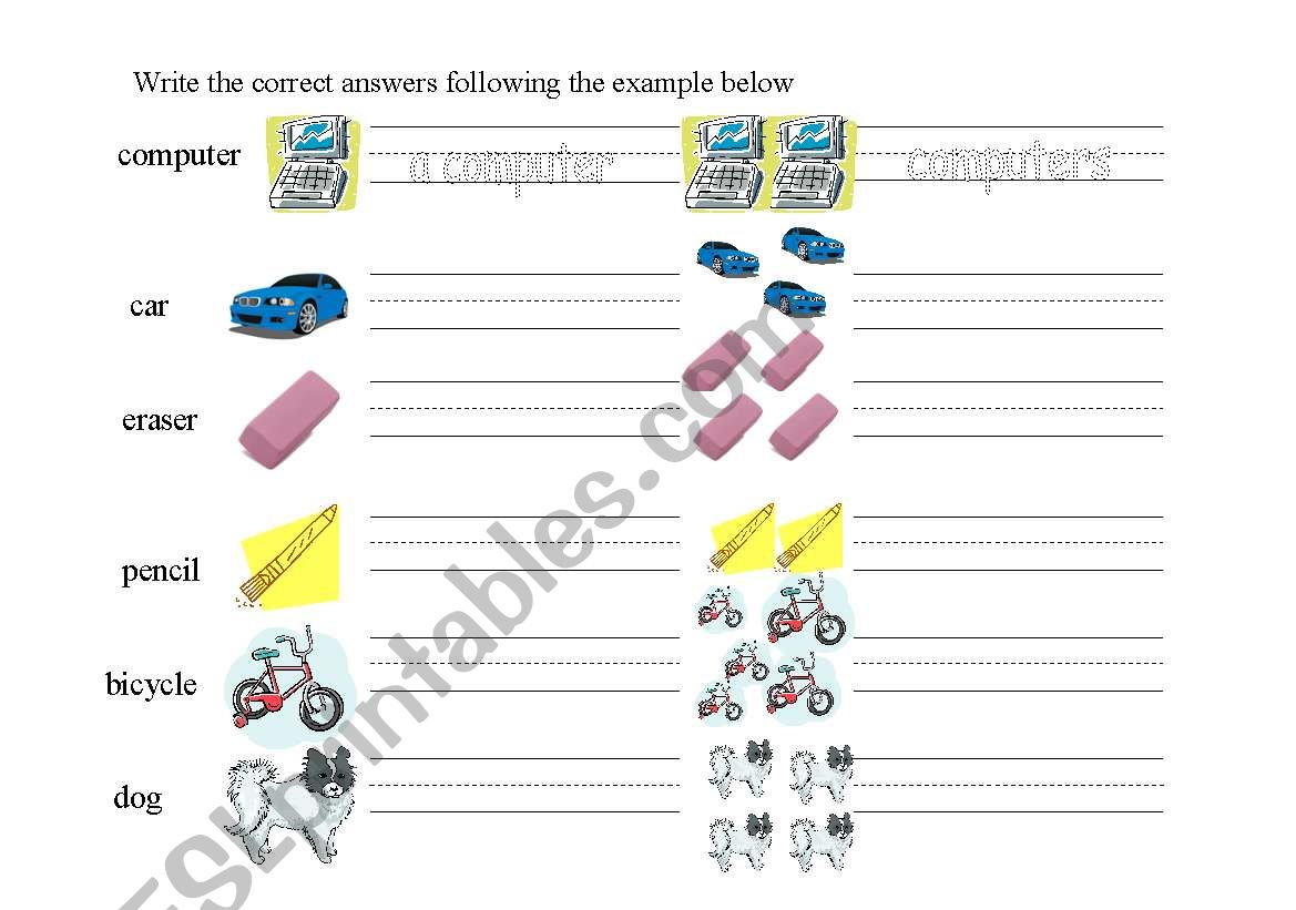 siplurarngular  worksheet