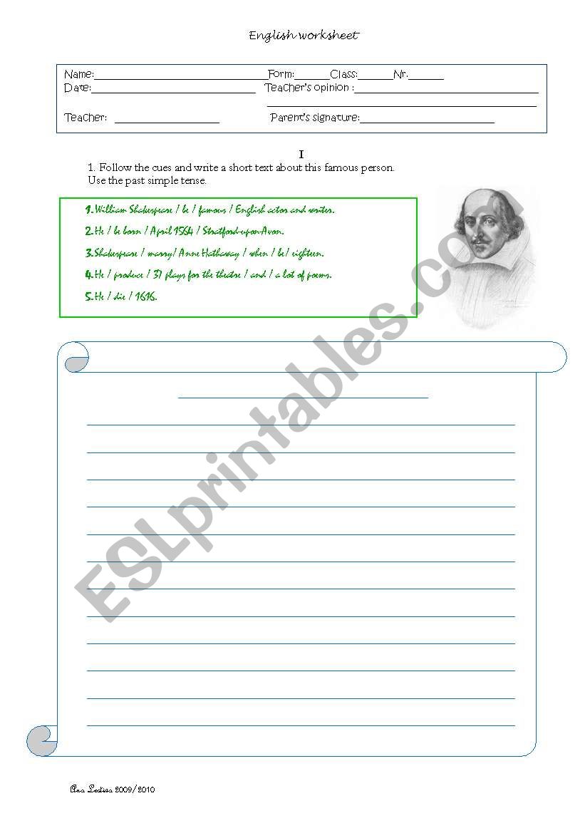 Mozarts biography worksheet