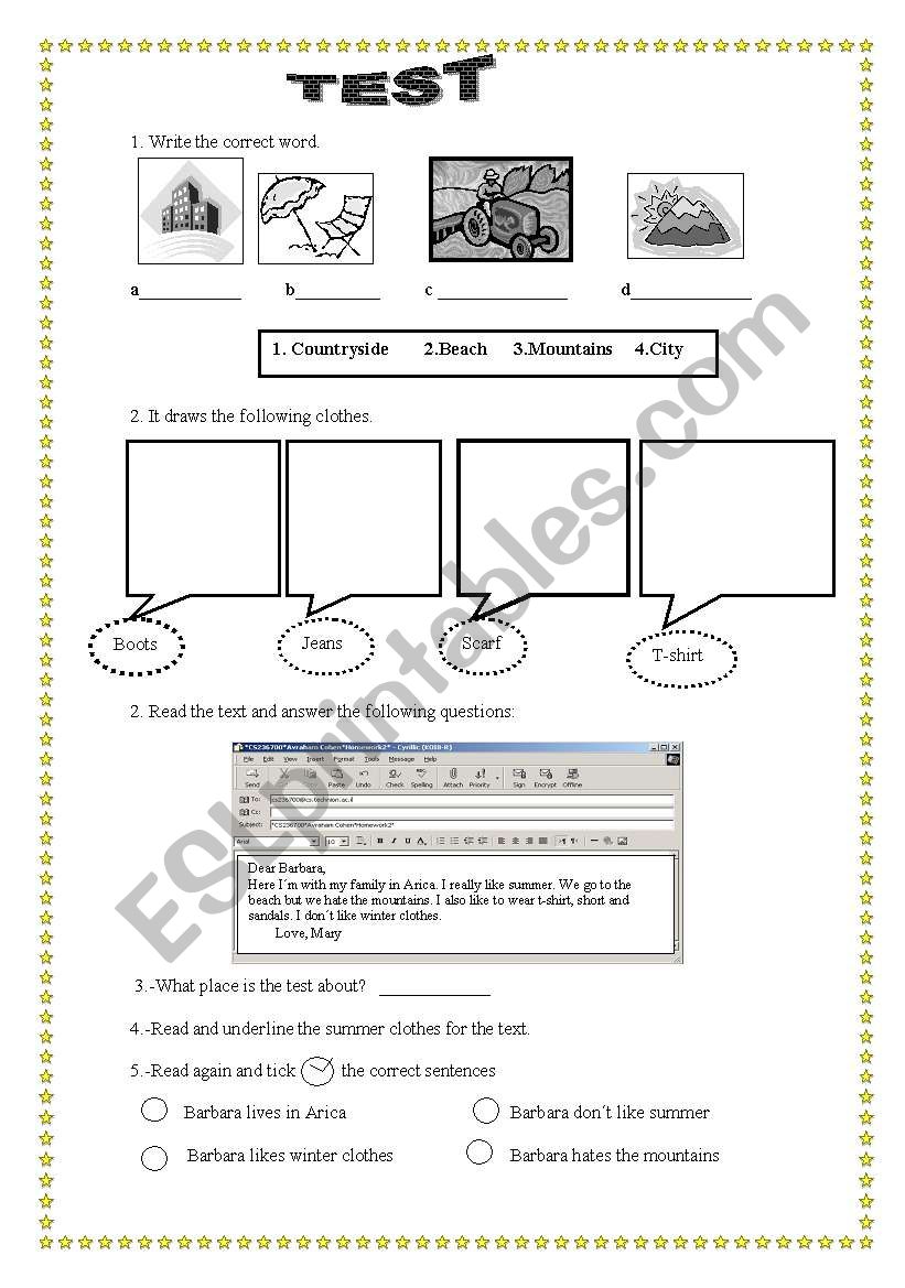 worksheet worksheet