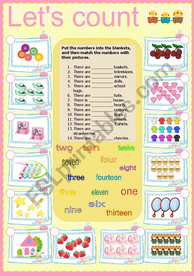 letÂ´s count worksheet
