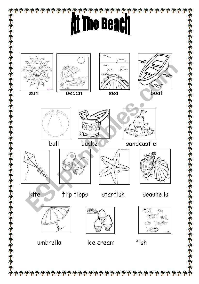 at-the-beach-esl-worksheet-by-jackie1952