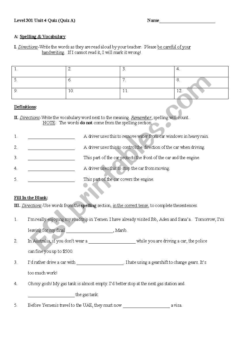 Past Continuous & Simple Past Grammar Quiz