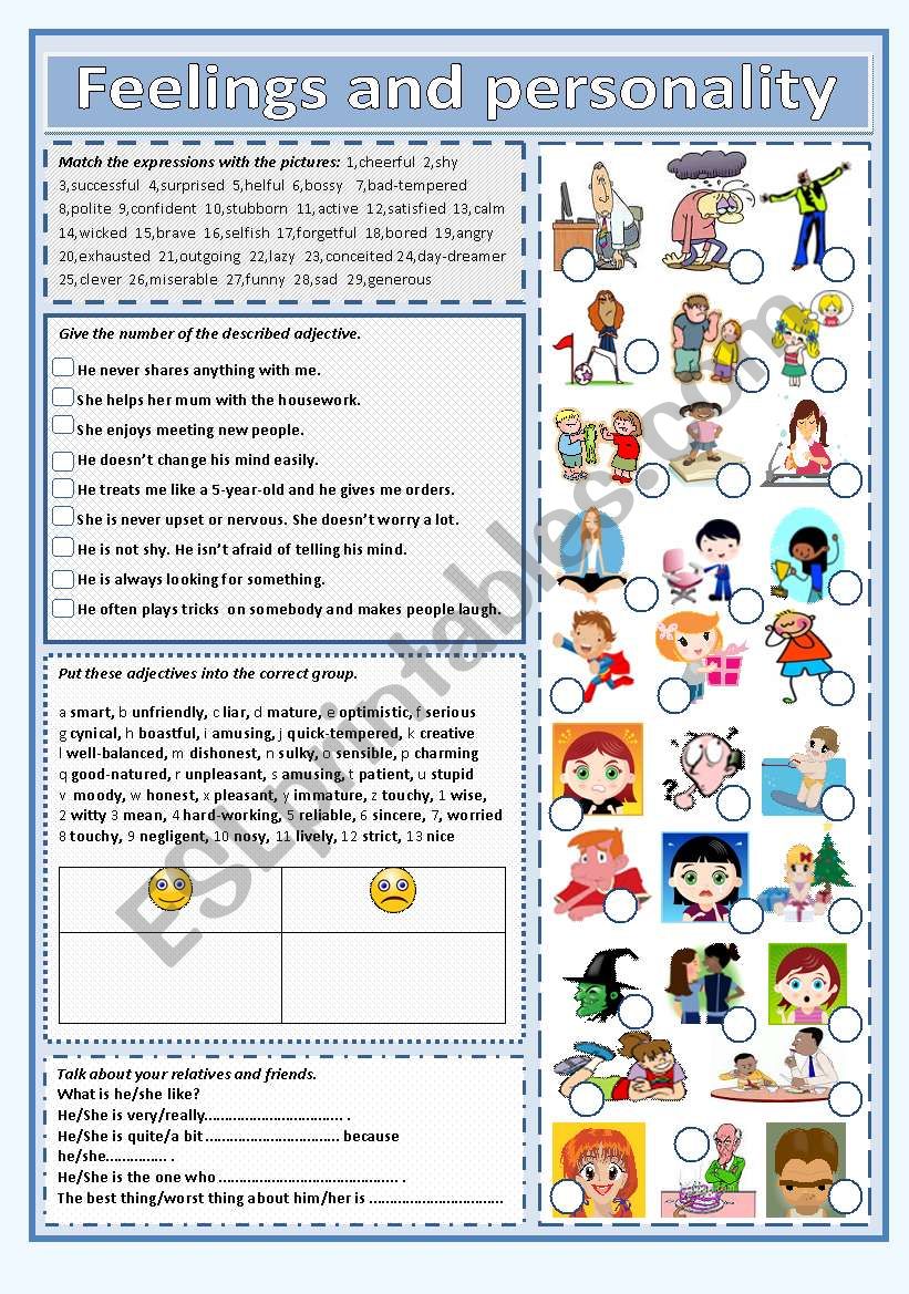 feelings-and-personality-with-66-adjectives-esl-worksheet-by