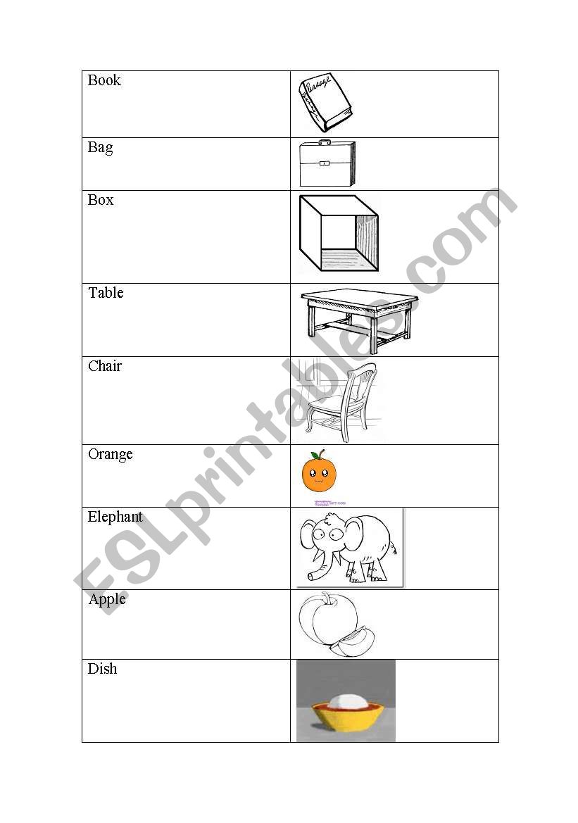 vocabulary worksheet