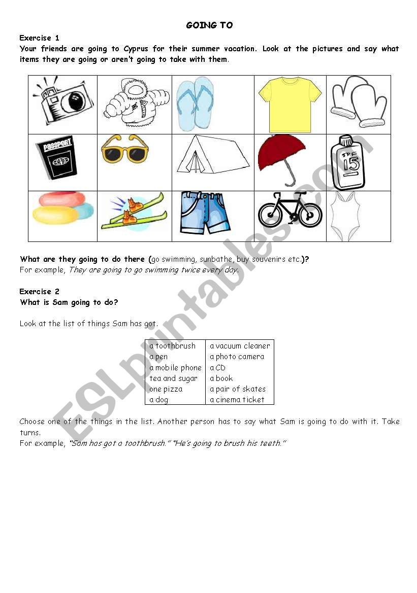Going to worksheet