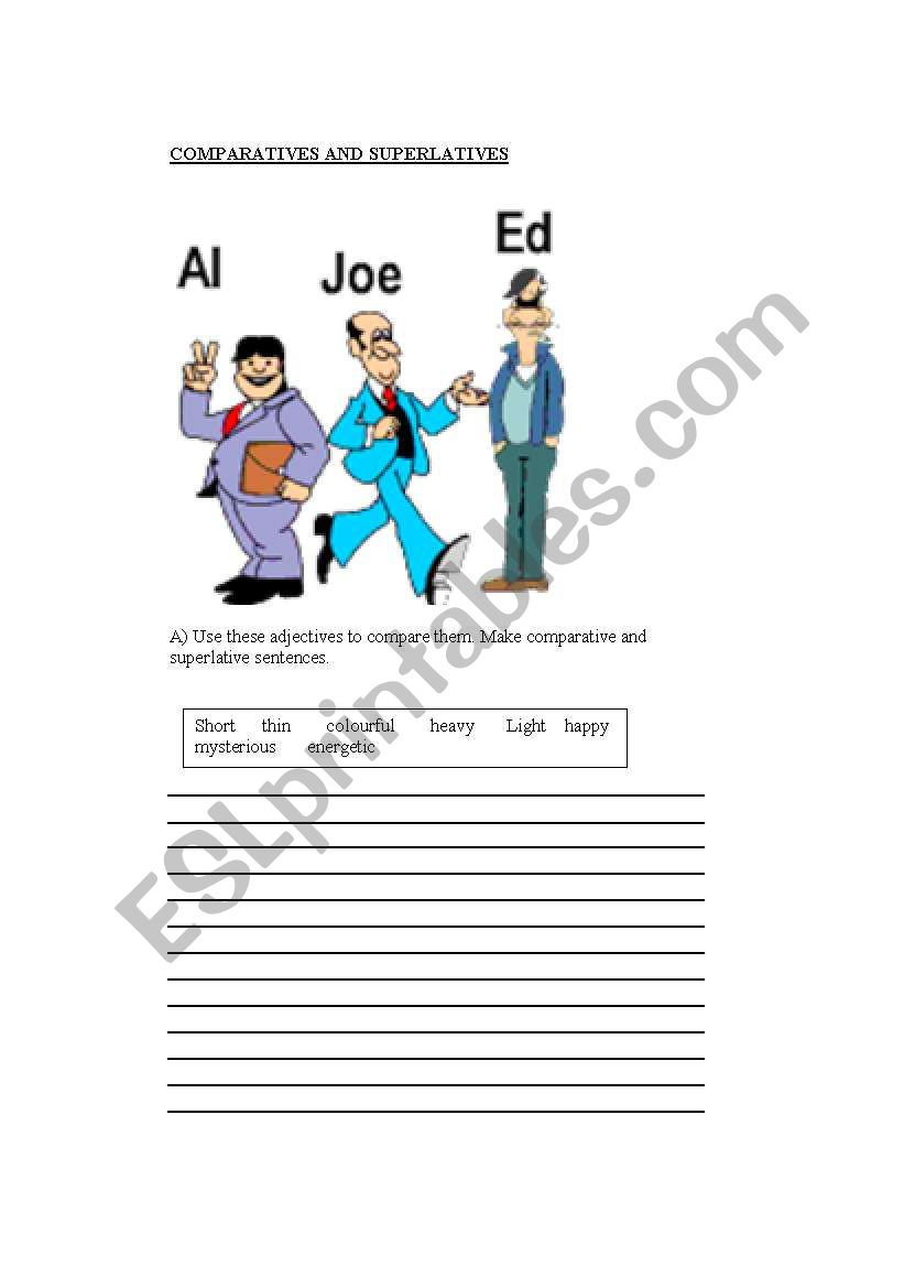 comparatives and superlatives 