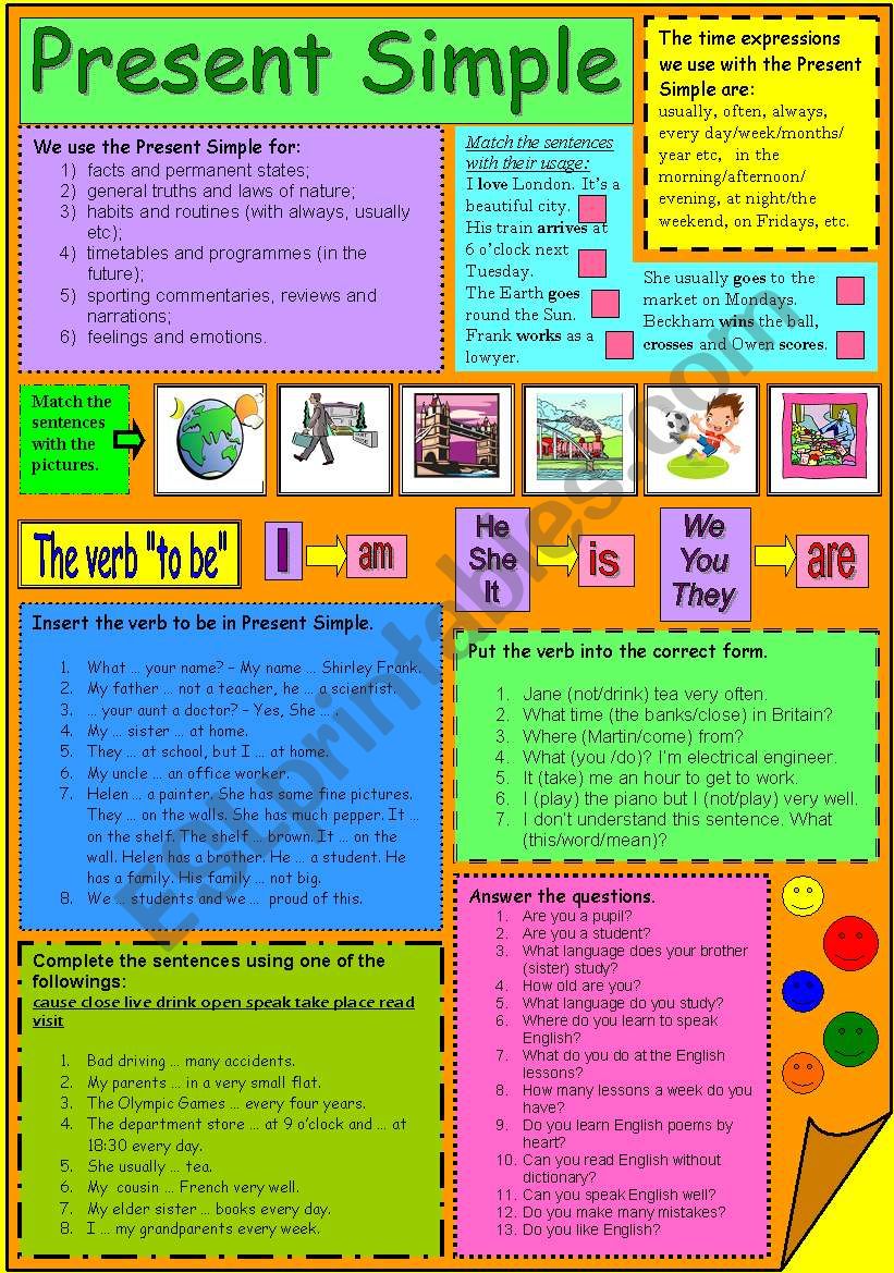 Present Simple worksheet