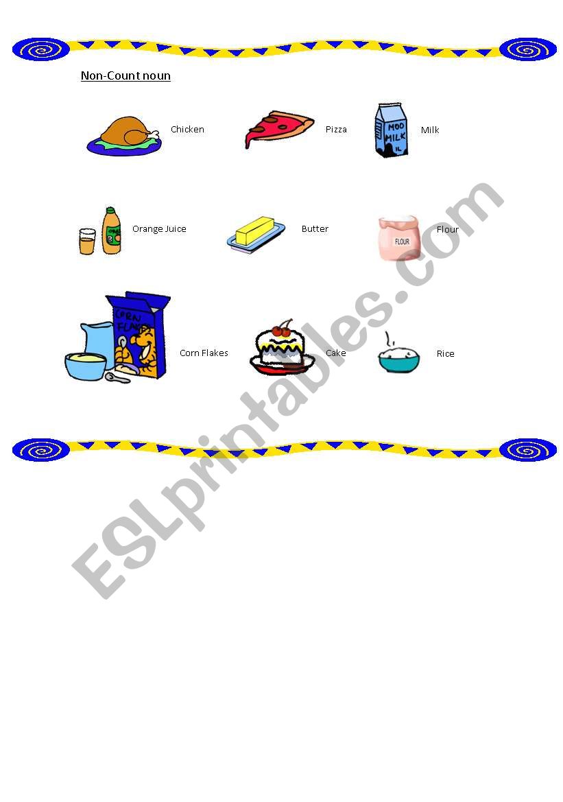 Count and Non-Count nouns Part 3