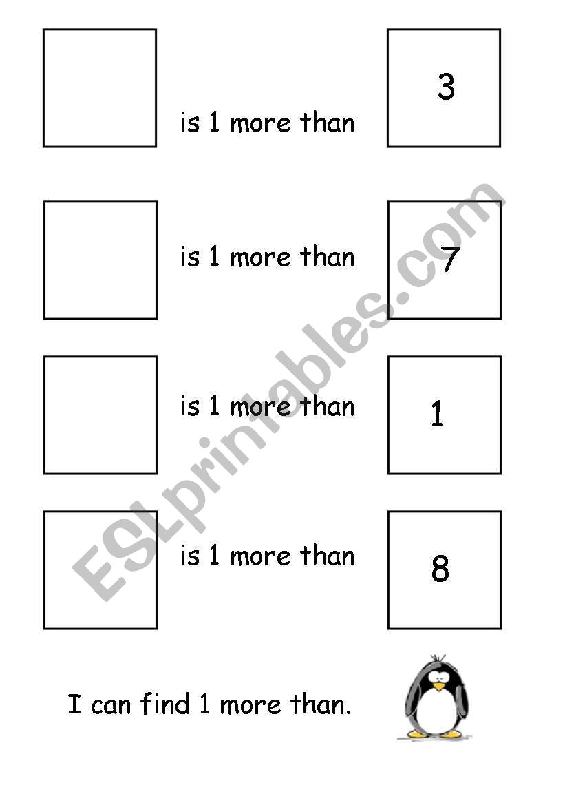 more or less than worksheet