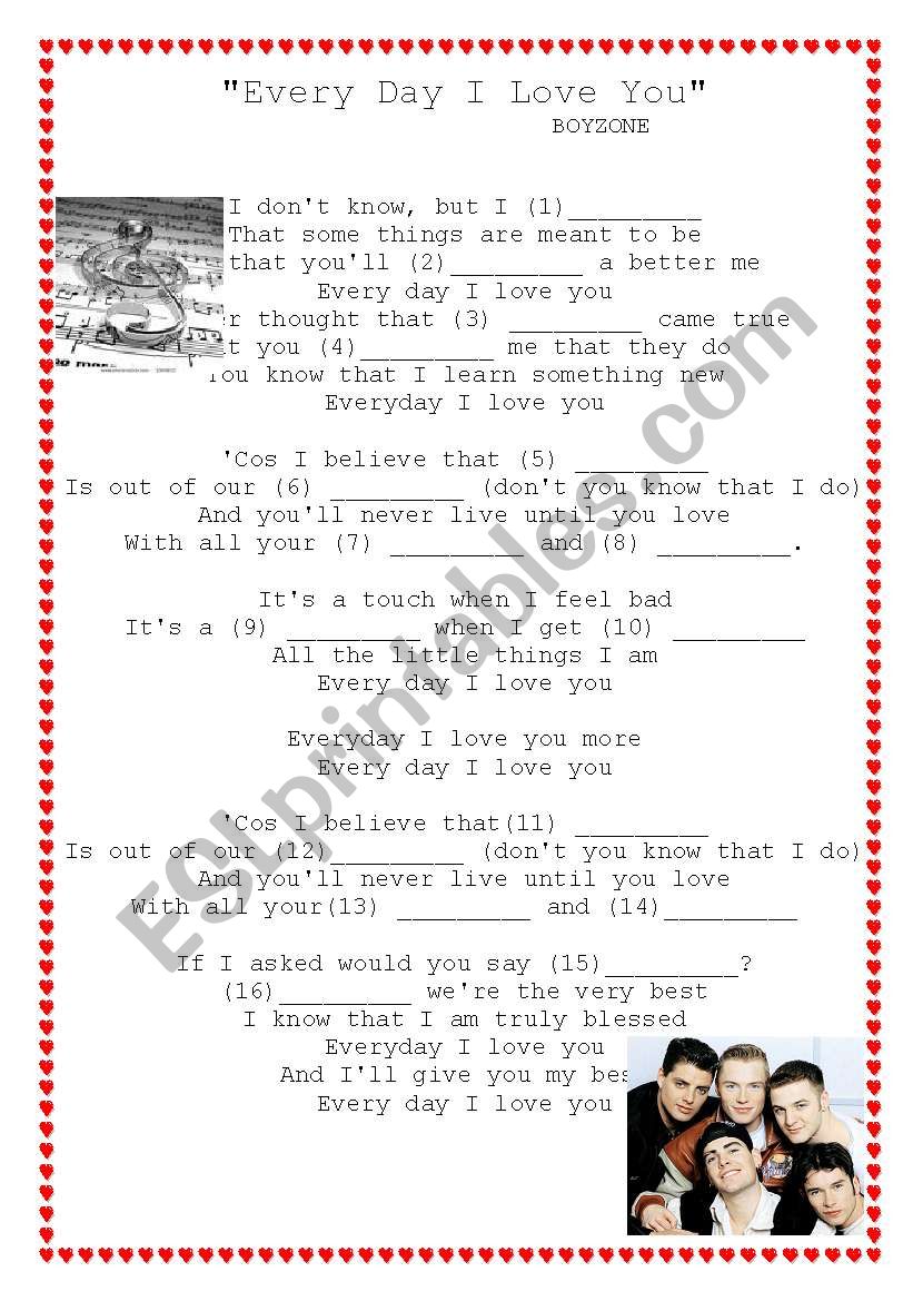 Every day I love you - Boyzone