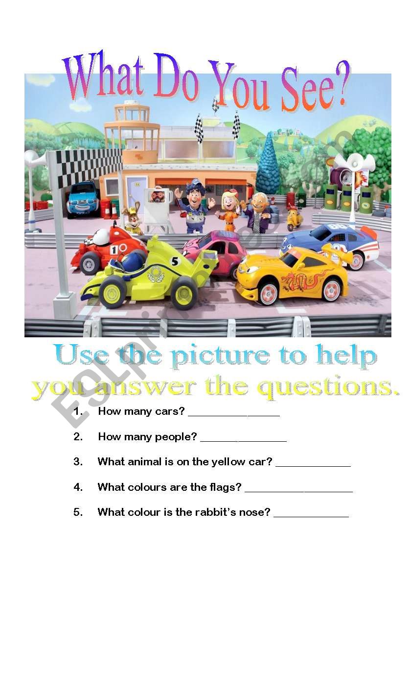 Comprehension Activity worksheet