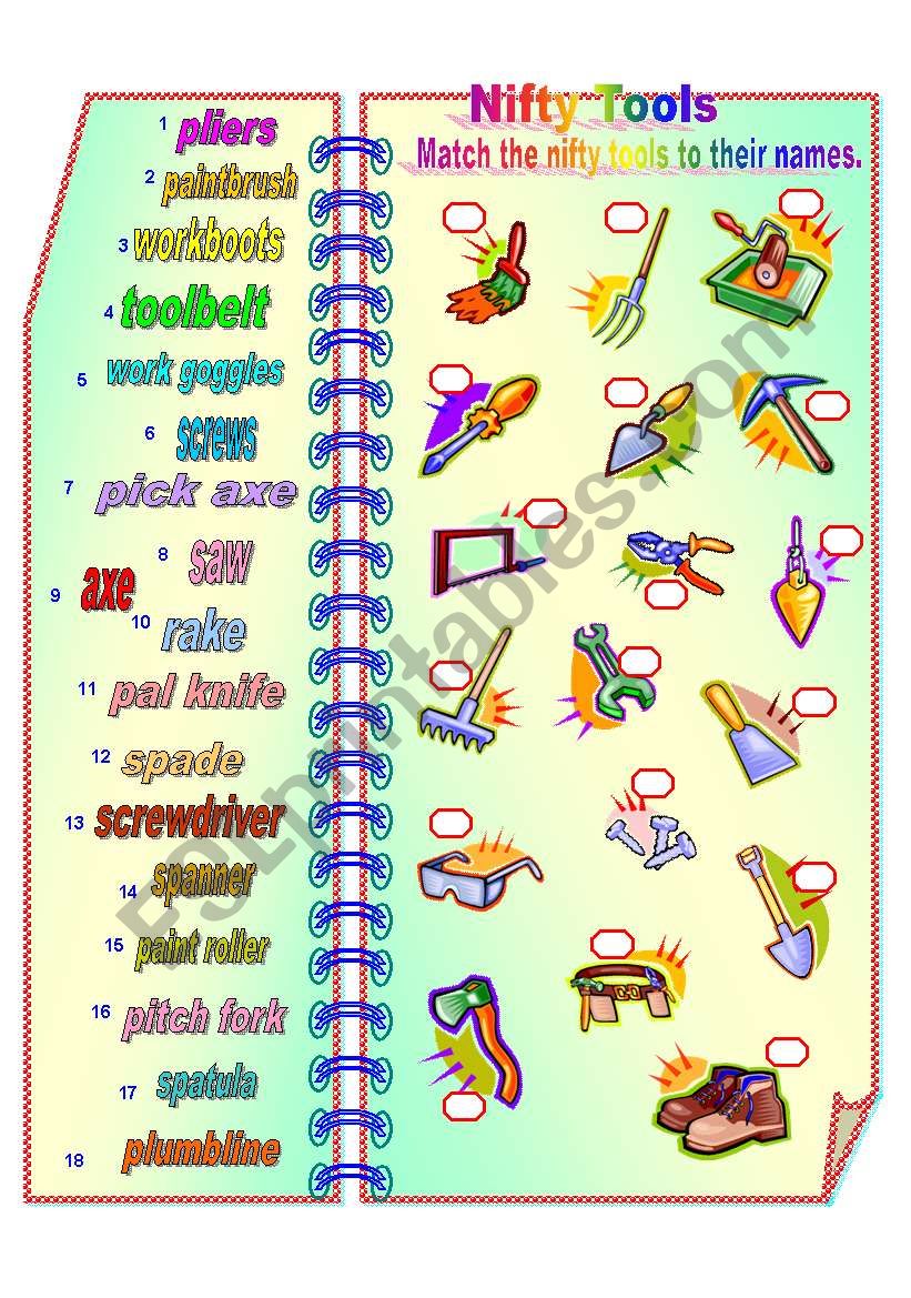 Nifty Tools 2- matching**fully editable