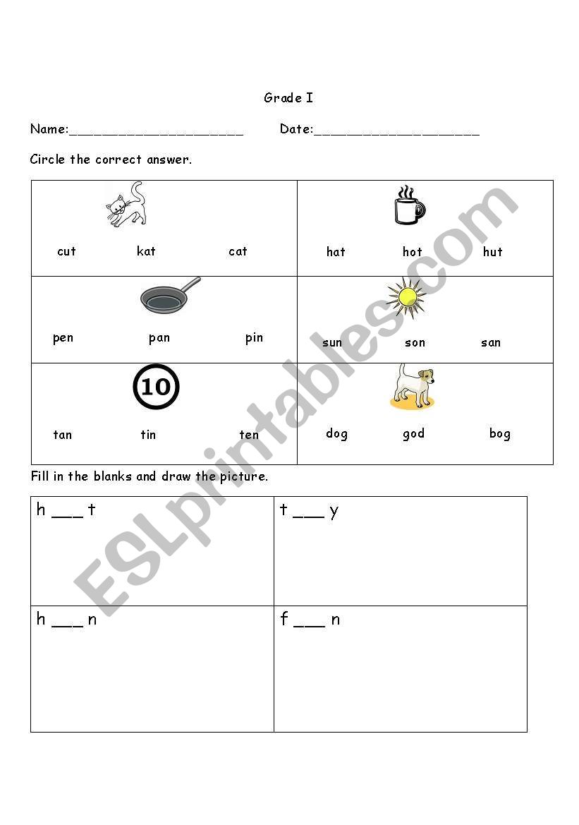 Spell well! worksheet