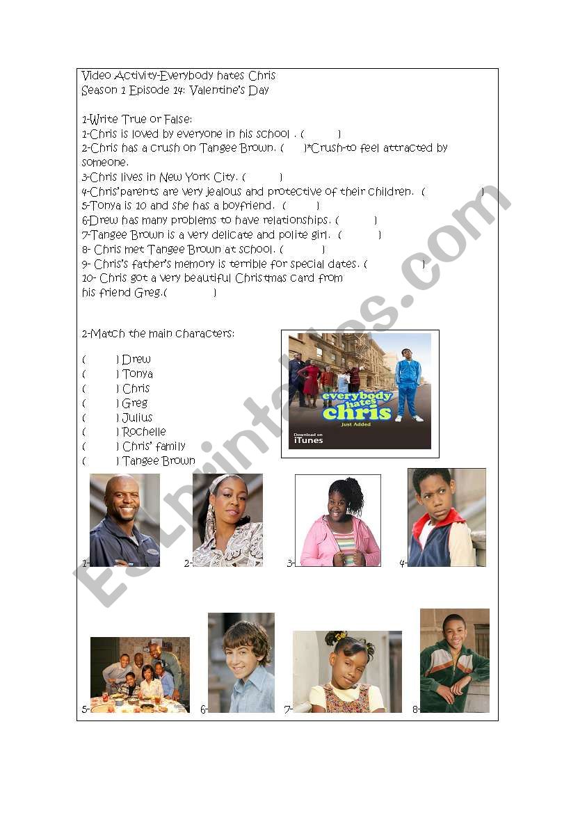 Everybody Hates Chris-ValentineÂ´s Day Episode