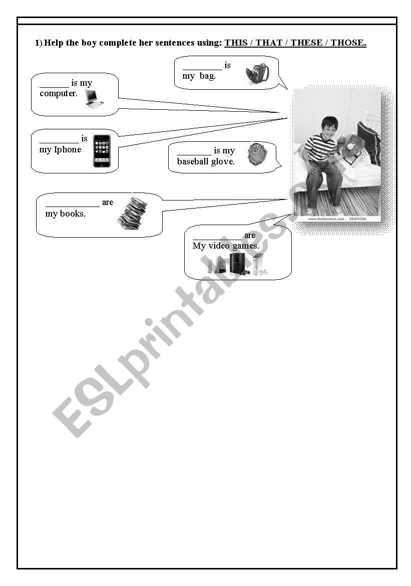 Pronouns worksheet