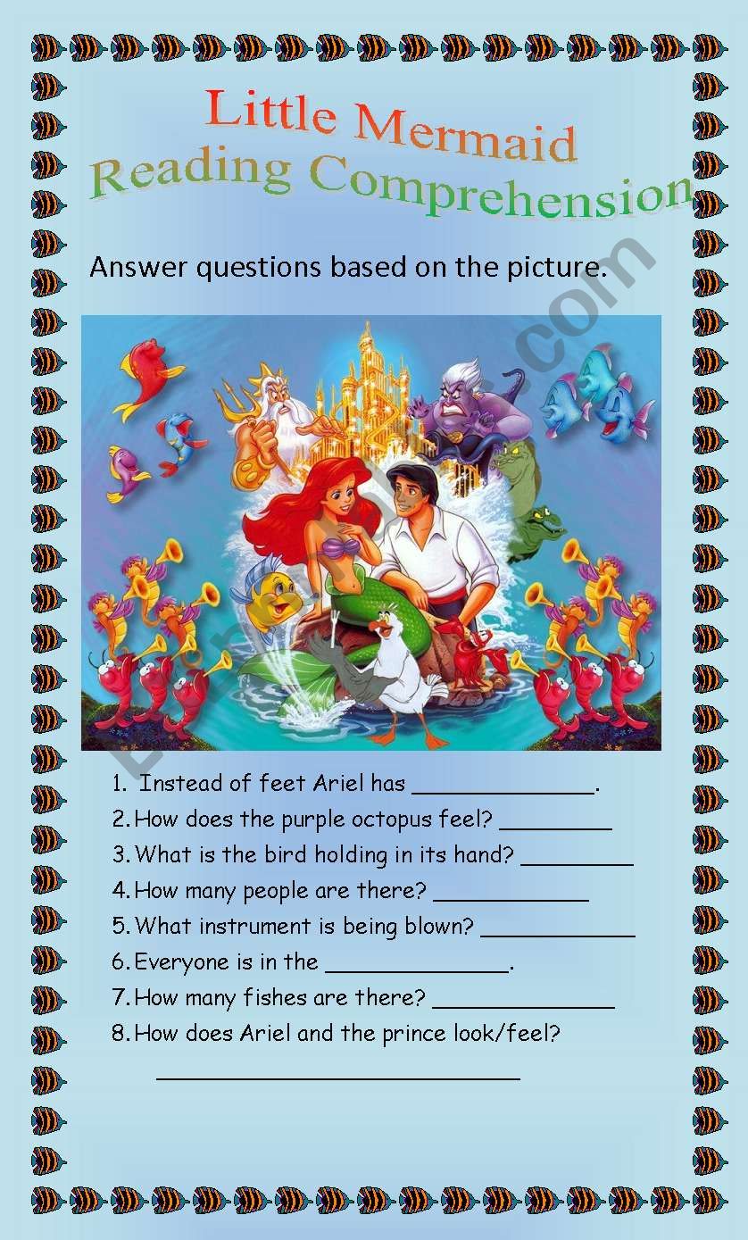 Reading Comprehension worksheet