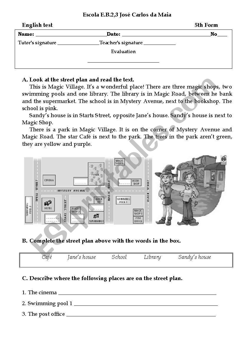 Test worksheet