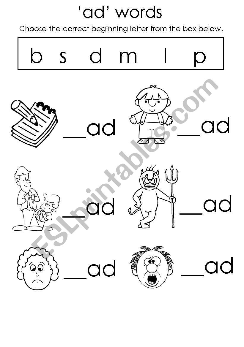 CVC worksheets worksheet