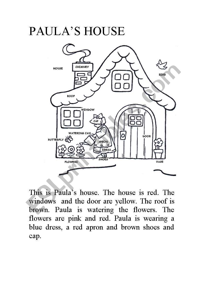 PAULAS  HOUSE worksheet