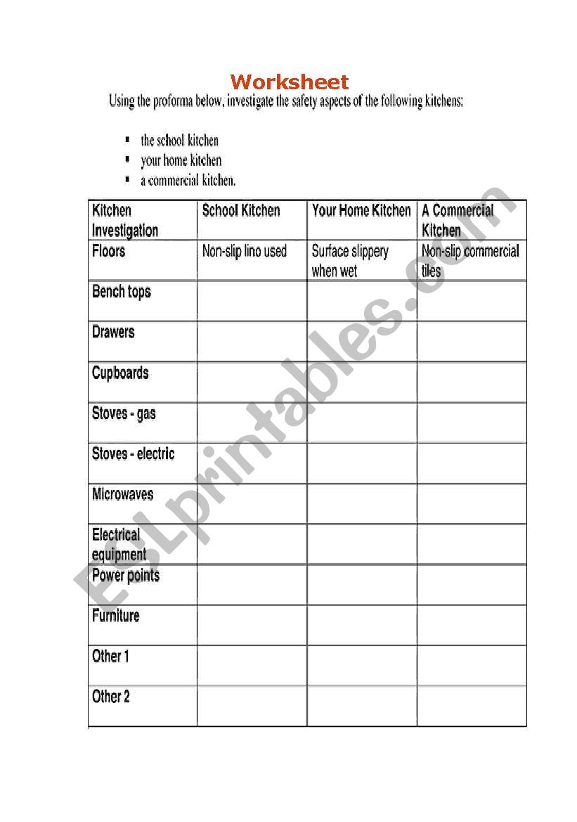vocabulary worksheet
