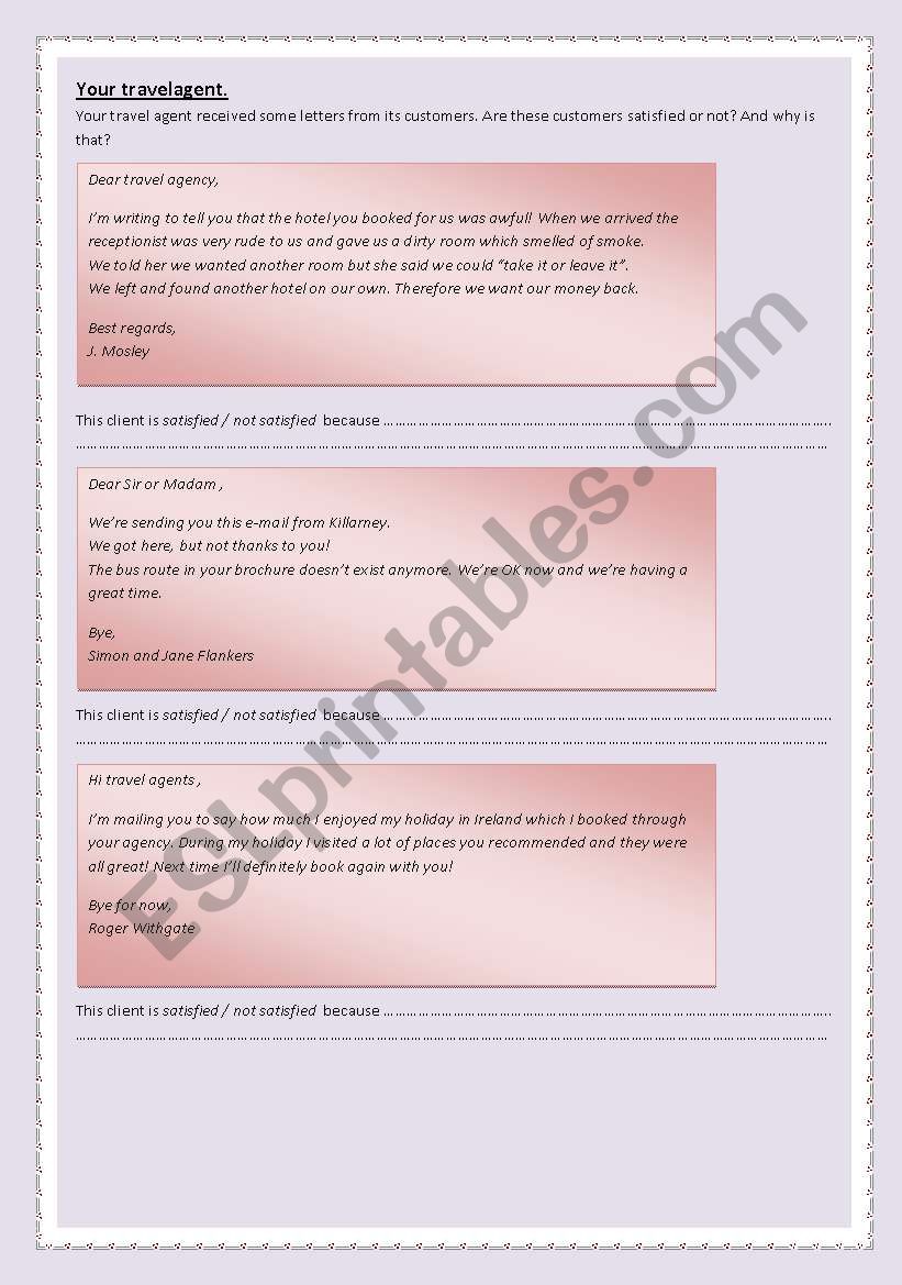 Travel (part 2) worksheet