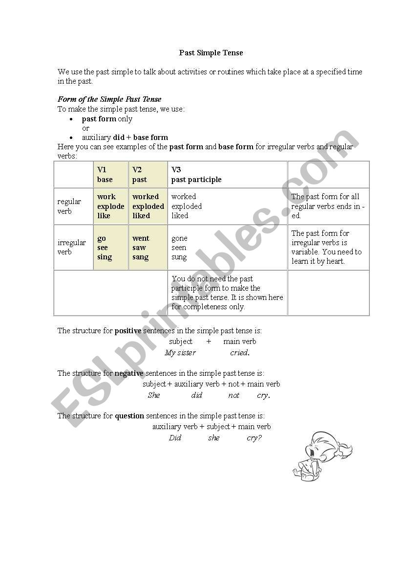 Past Simple  worksheet