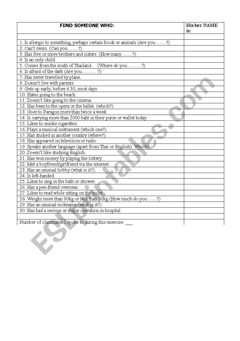 Warmer-To Adapt worksheet