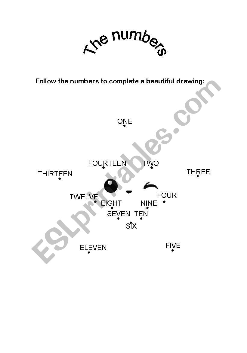 Follow the numbers worksheet