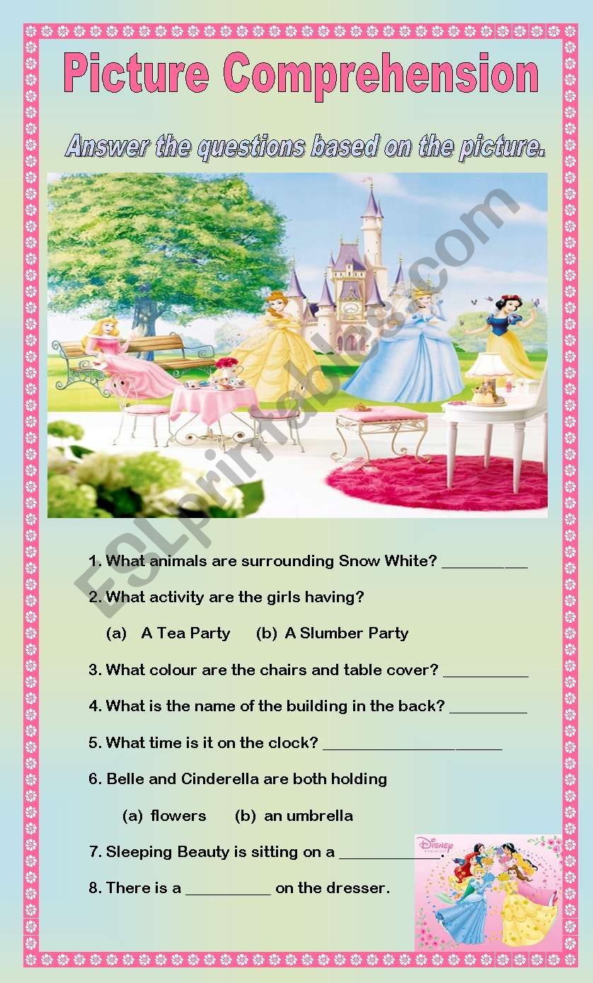 Picture Comprehension worksheet