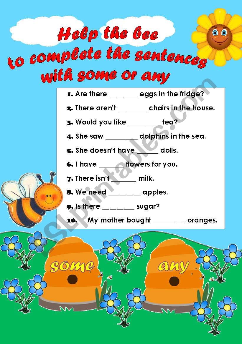 some vs any worksheet some vs any worksheet