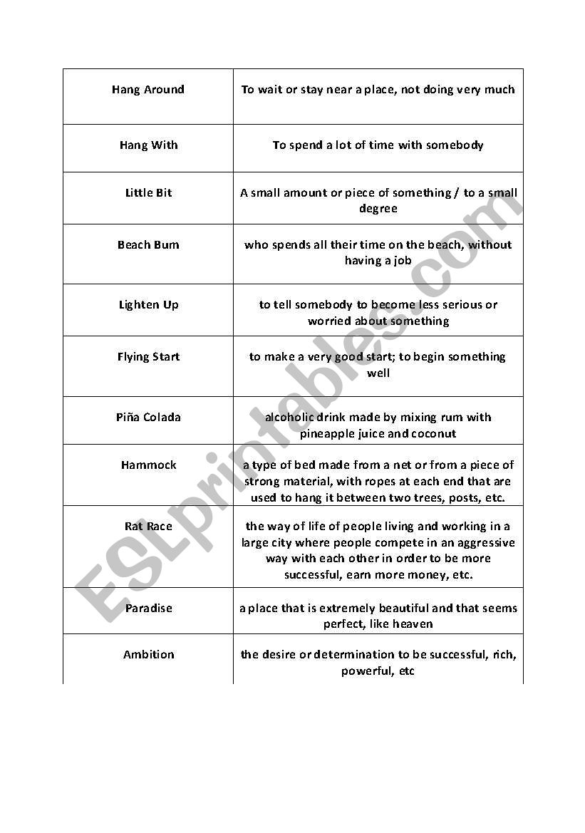 Listening Lesson worksheet