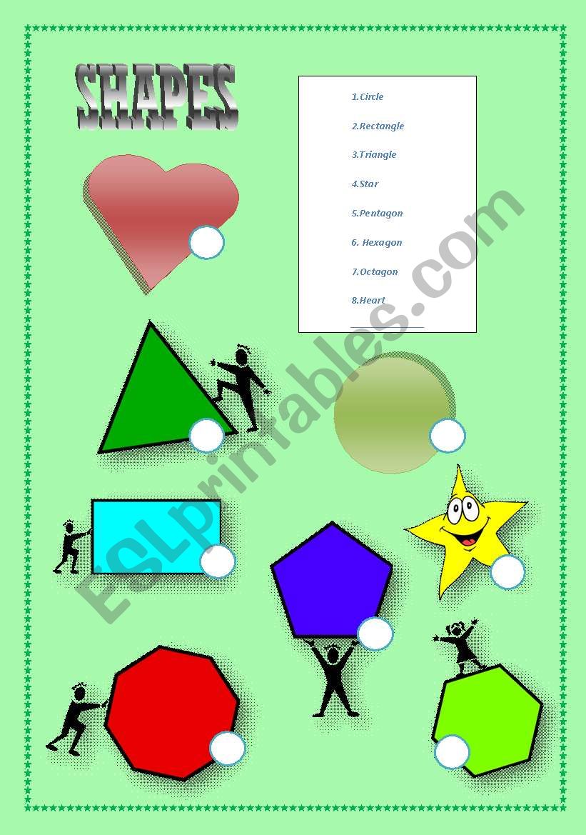 shapes worksheet