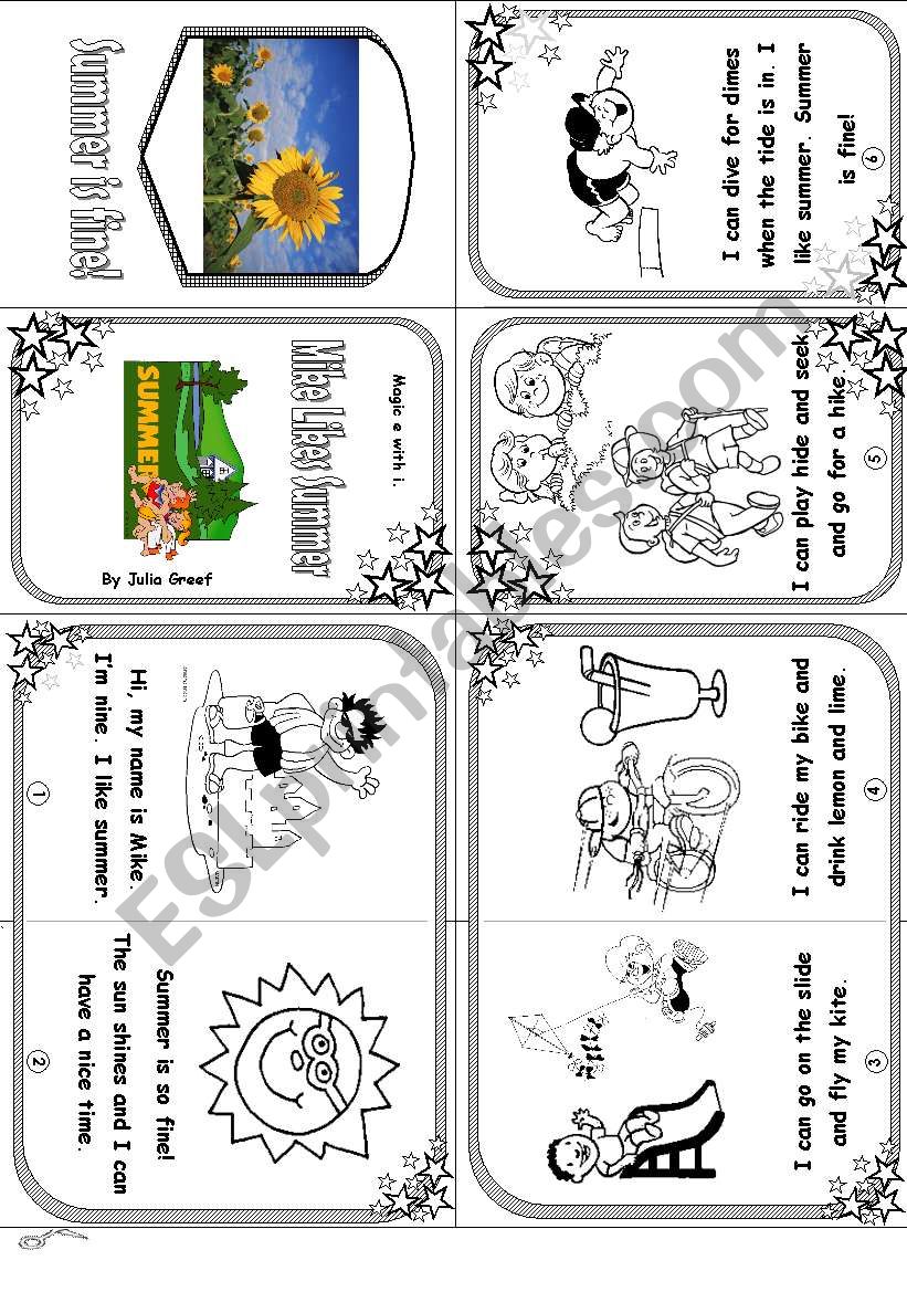 Phonics Mini Book 4: Magic E with I