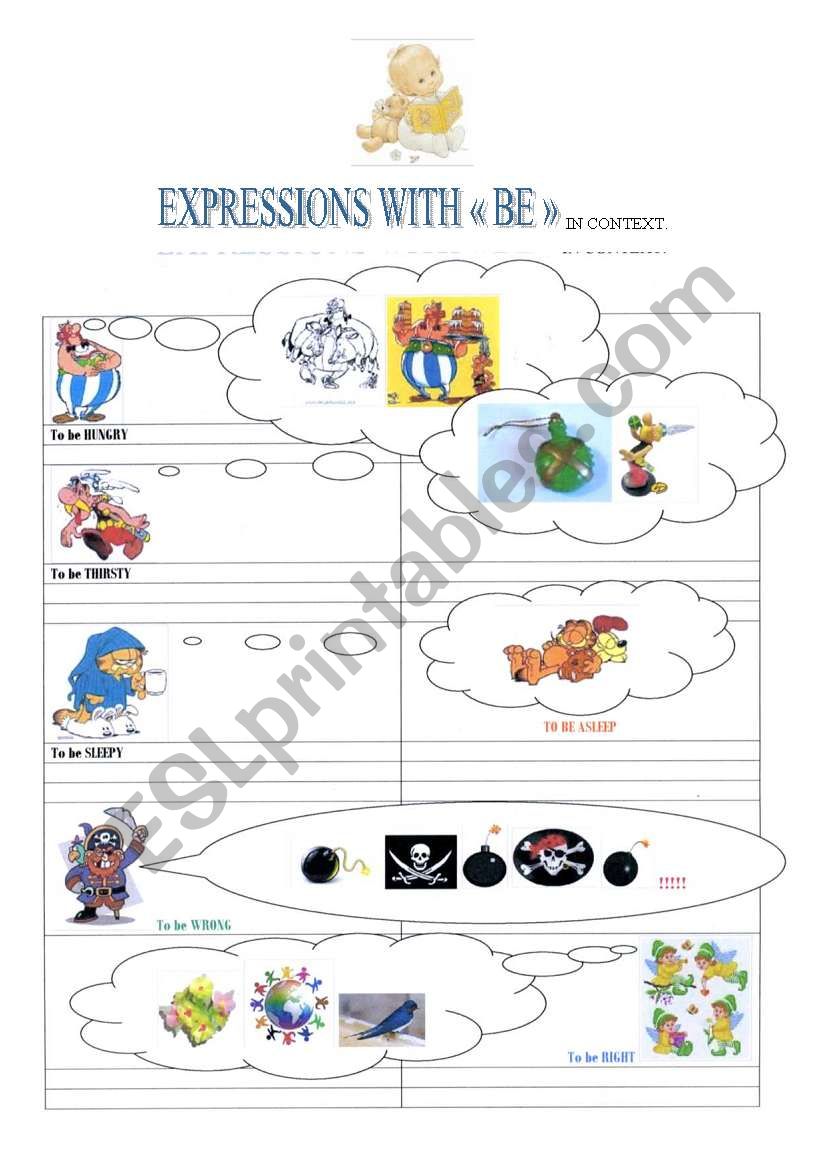 idiomatic English be expressions in context