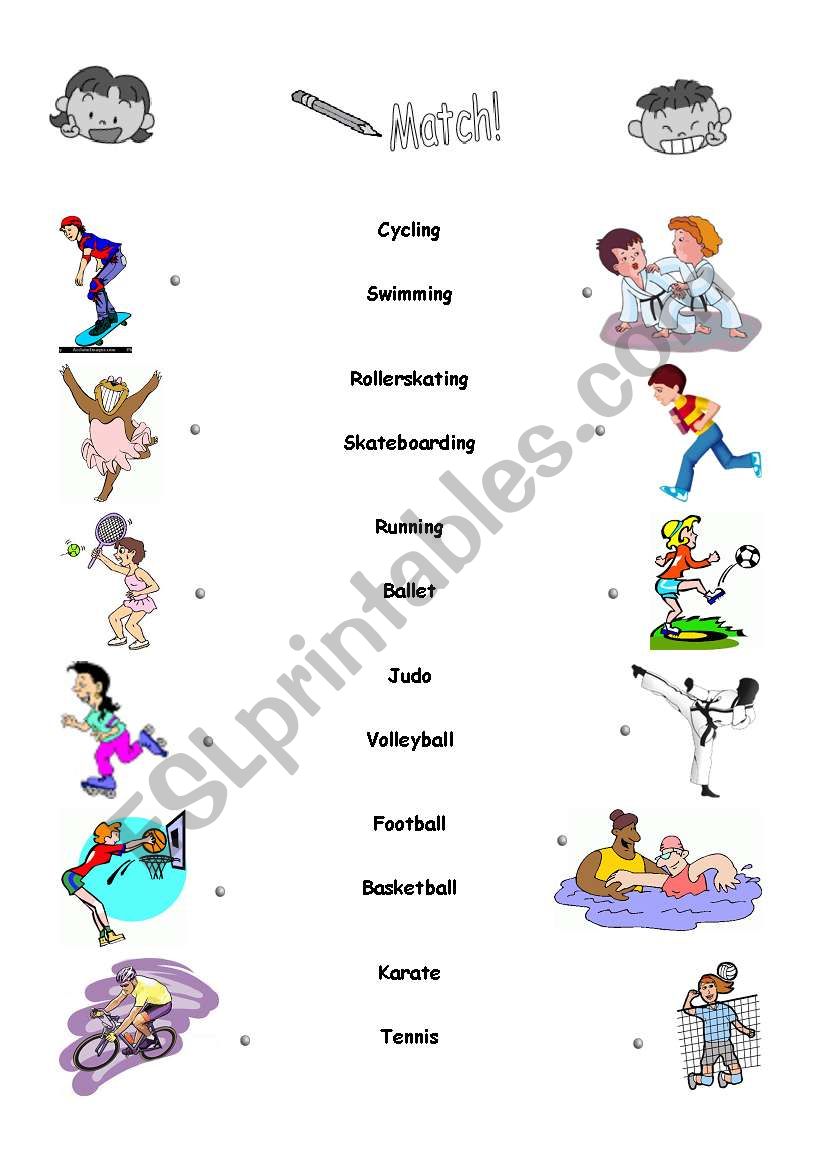 Sports worksheet