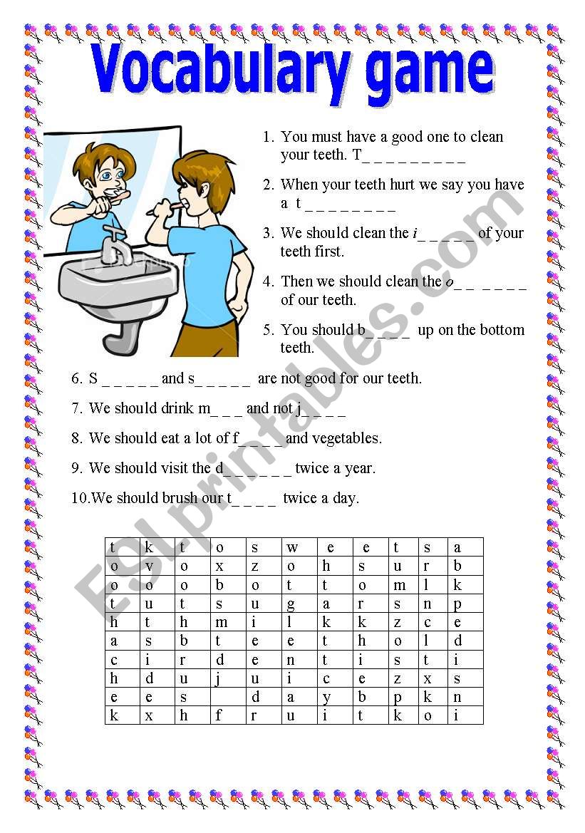 Vocabulary on HealthyLifestyle