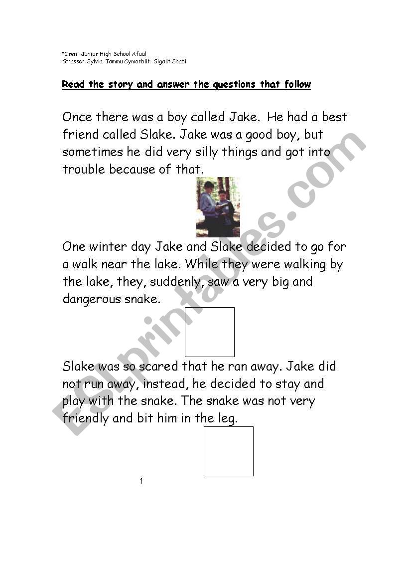 Oren worksheet