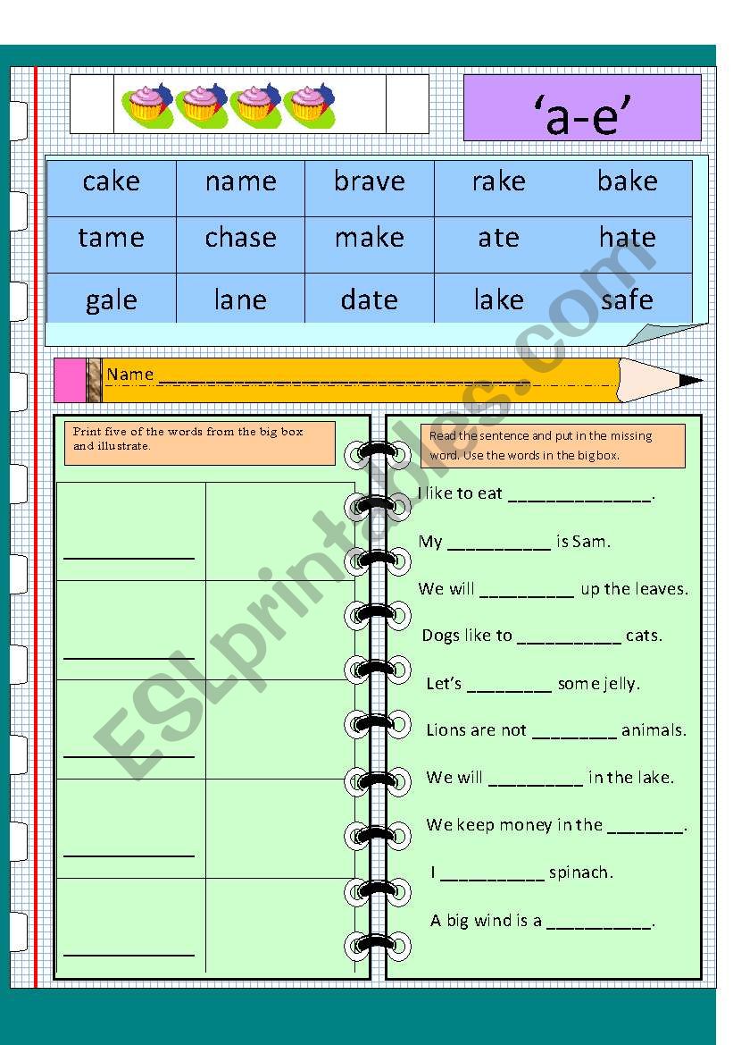 Working with words worksheet