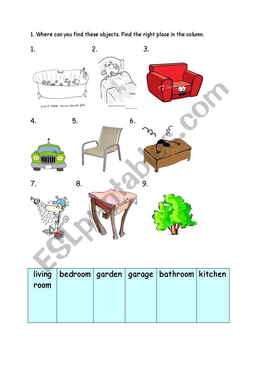 home worksheet