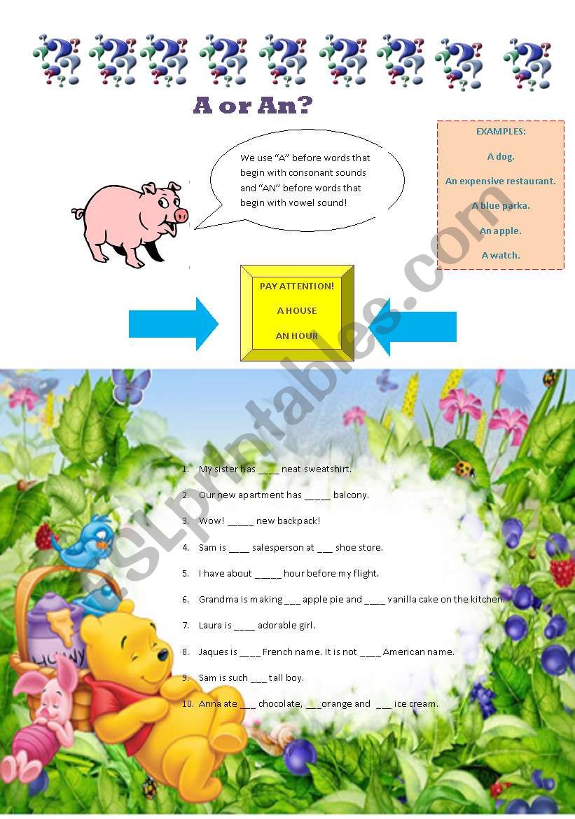 A or An? worksheet