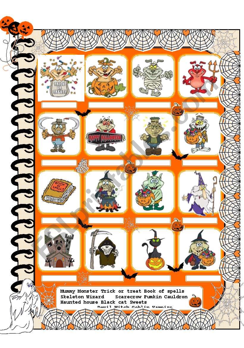 Halloween matching! worksheet