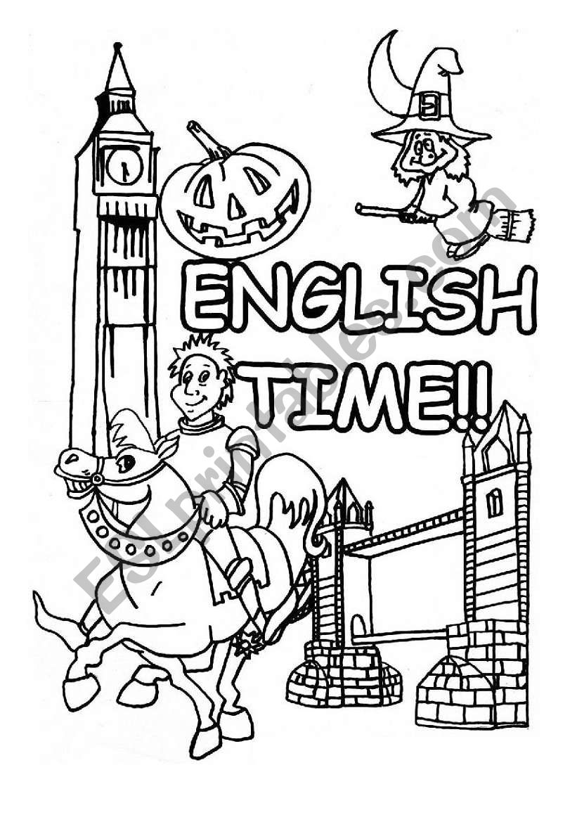 English Time Poster worksheet