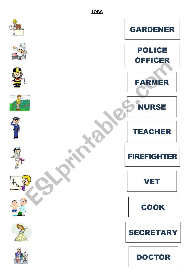 JOBS worksheet